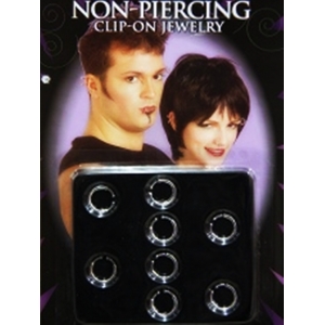 Non Piercing Clip on Earings Nose Rings - Costume Jewelry